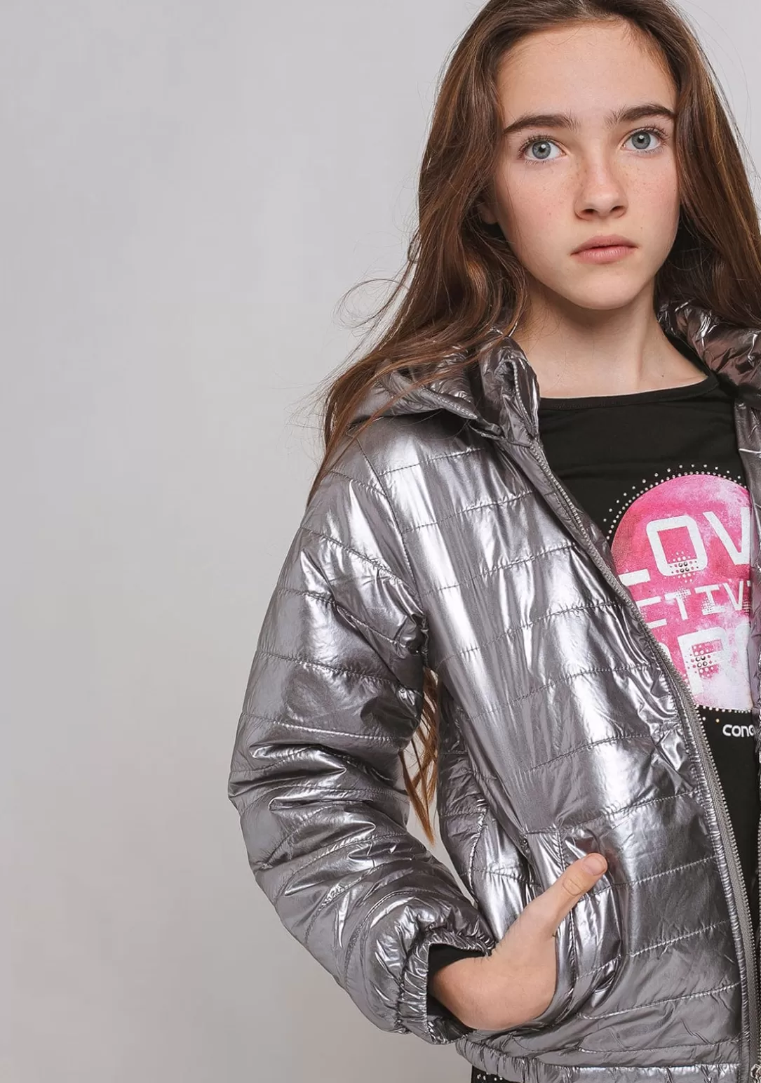 anorak_nia_gris_plomo_2.webp Conguitos Chaquetas^Anorak Niña Gris Plomo