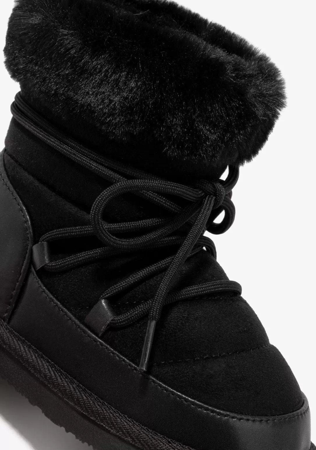 Conguitos Botas Australianas | Botas Australianas^Botas Australianas De Niña Cordones Negro B&W