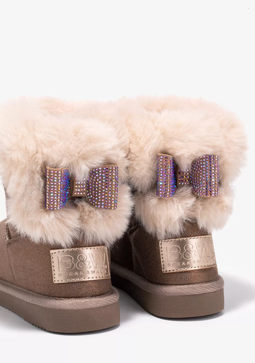 botas_australianas_de_nia_strass_bronce_bw_2.webp Conguitos Botas Australianas | Botas Australianas^Botas Australianas De Niña Strass Bronce B&W