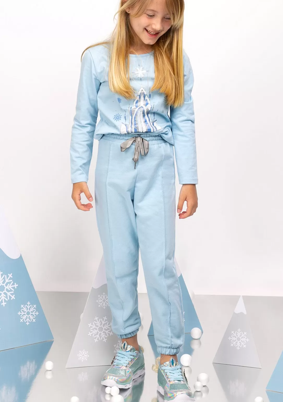 camiseta_de_nia_fantasa_azul_2.webp Conguitos Camisetas | Camisetas Manga Larga^Camiseta De Niña Fantasía Azul