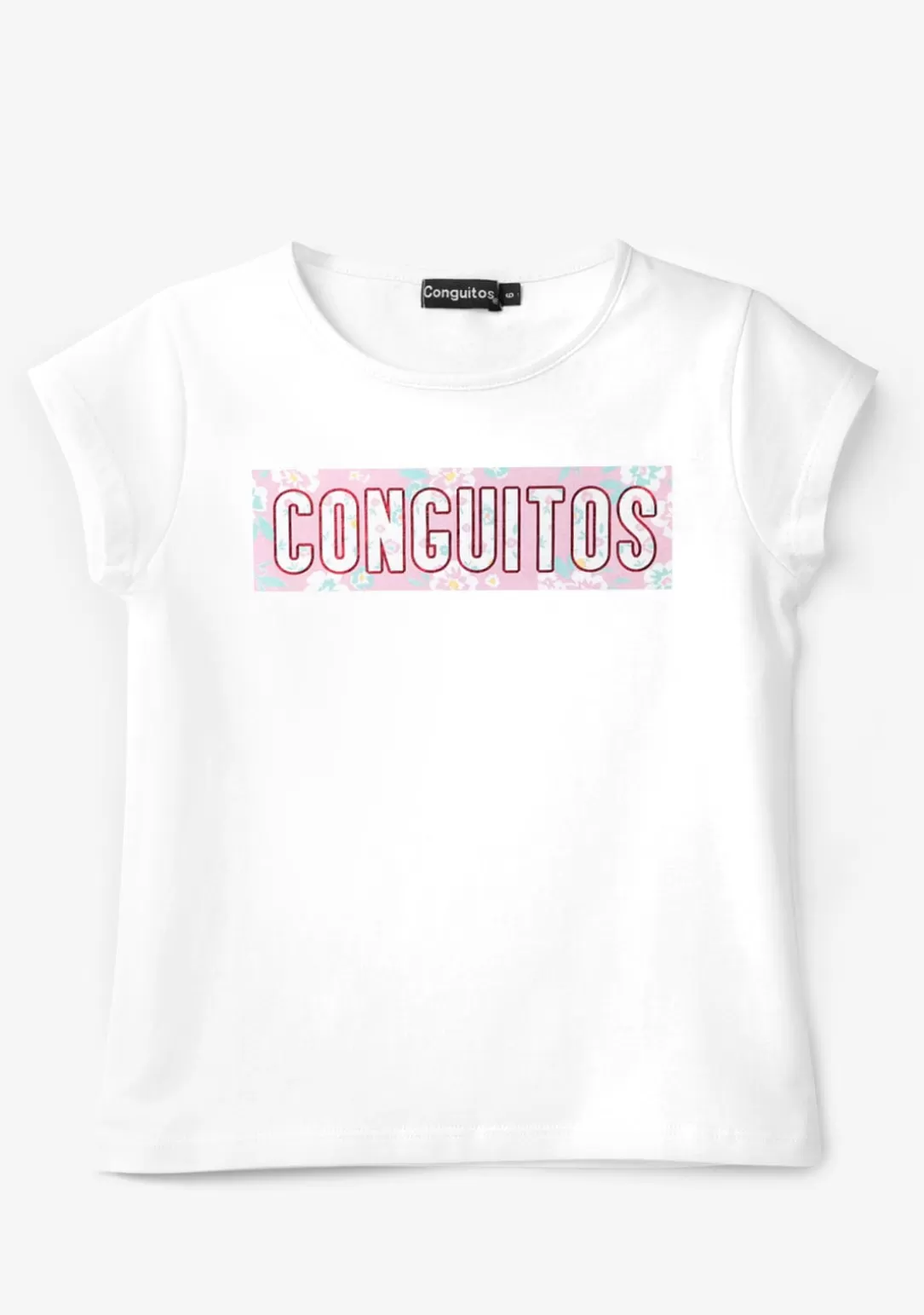 camiseta_flores_blanco_2.webp Conguitos Camisetas^Camiseta Flores Blanco