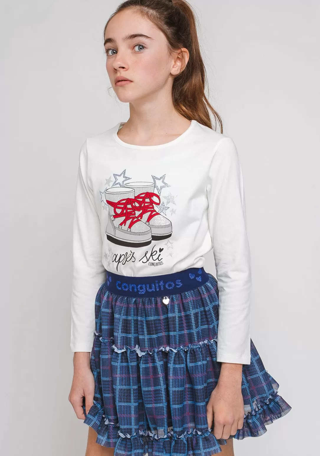 camiseta_nia_botas_australianas_2.webp Conguitos Camisetas | Camisetas Manga Larga^Camiseta Niña Botas Australianas