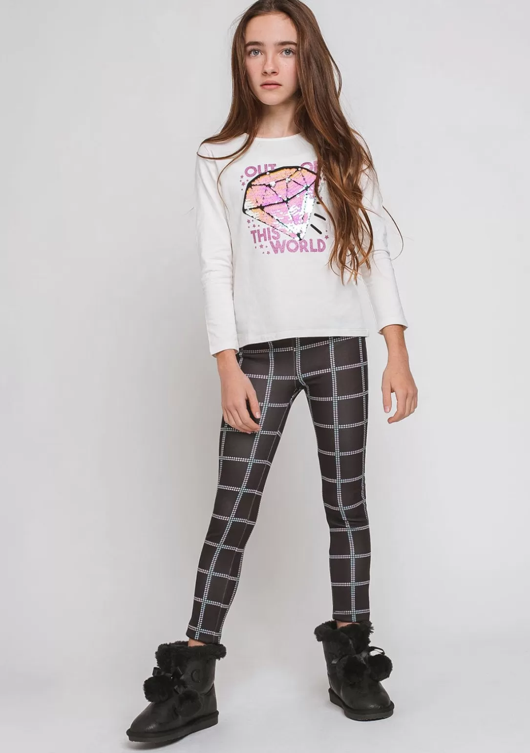 camiseta_nia_diamante_lentejuelas_reversibles_2.webp Conguitos Camisetas | Camisetas Manga Larga^Camiseta Niña Diamante Lentejuelas Reversibles