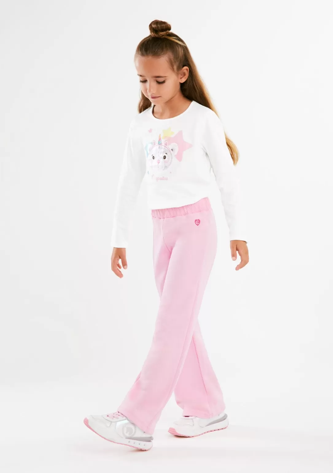 camiseta_osita_estrellas_blanco_4.webp Conguitos Camisetas | Camisetas Manga Larga^Camiseta Osita Estrellas Blanco