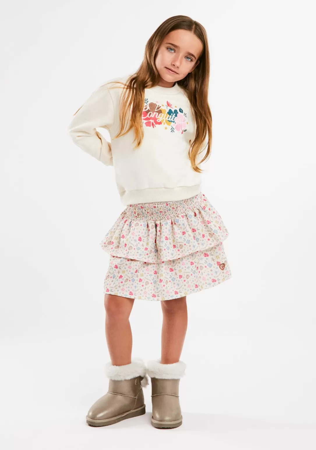 falda_volantes_flores_beige_3.webp Conguitos Faldas^Falda Volantes Flores Beige