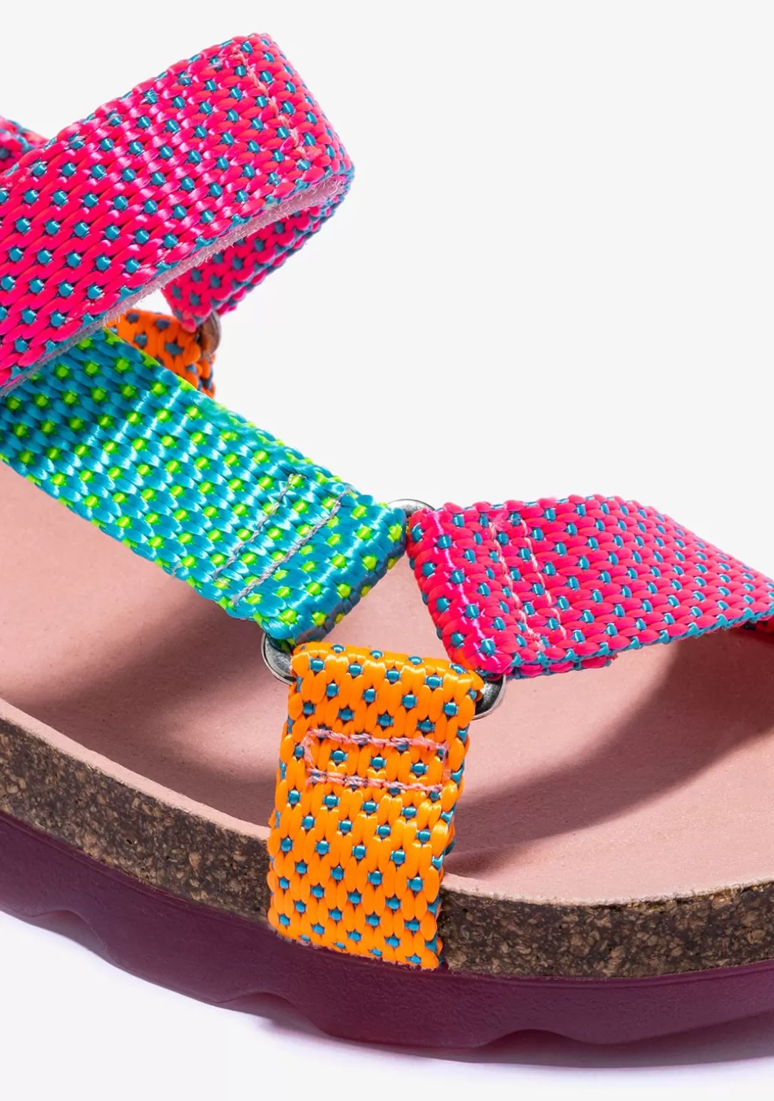 Conguitos Sandalias | Sandalias Bio^Sandalias De Niña Bio Multicolor B&W