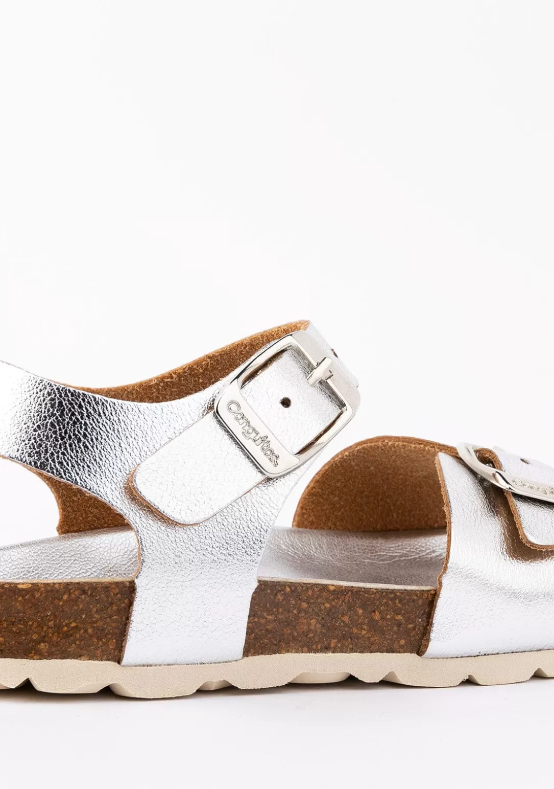 sandalias_de_nia_bio_plata_2.webp Conguitos Sandalias Bio | Sandalias^Sandalias De Niña Bio Plata