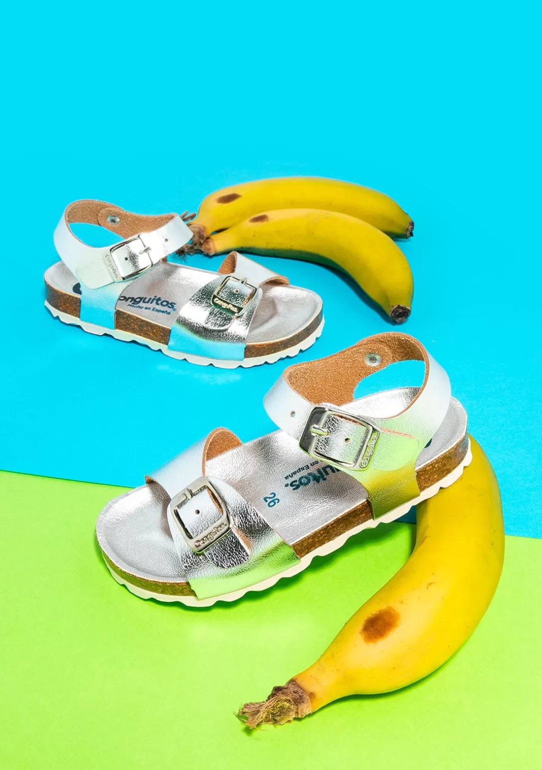 sandalias_de_nia_bio_plata_4.webp Conguitos Sandalias Bio | Sandalias^Sandalias De Niña Bio Plata