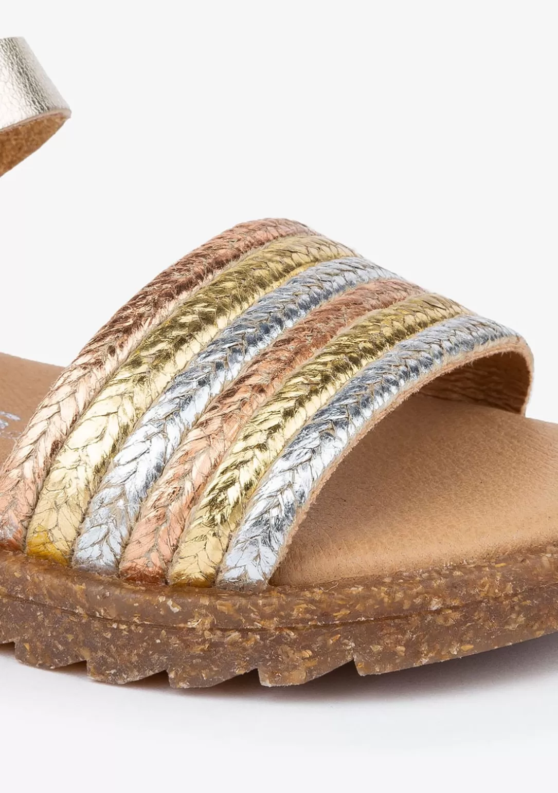 sandalias_de_nia_metalizado_piel_multicolor_2.webp Conguitos Sandalias^Sandalias De Niña Metalizado Piel Multicolor