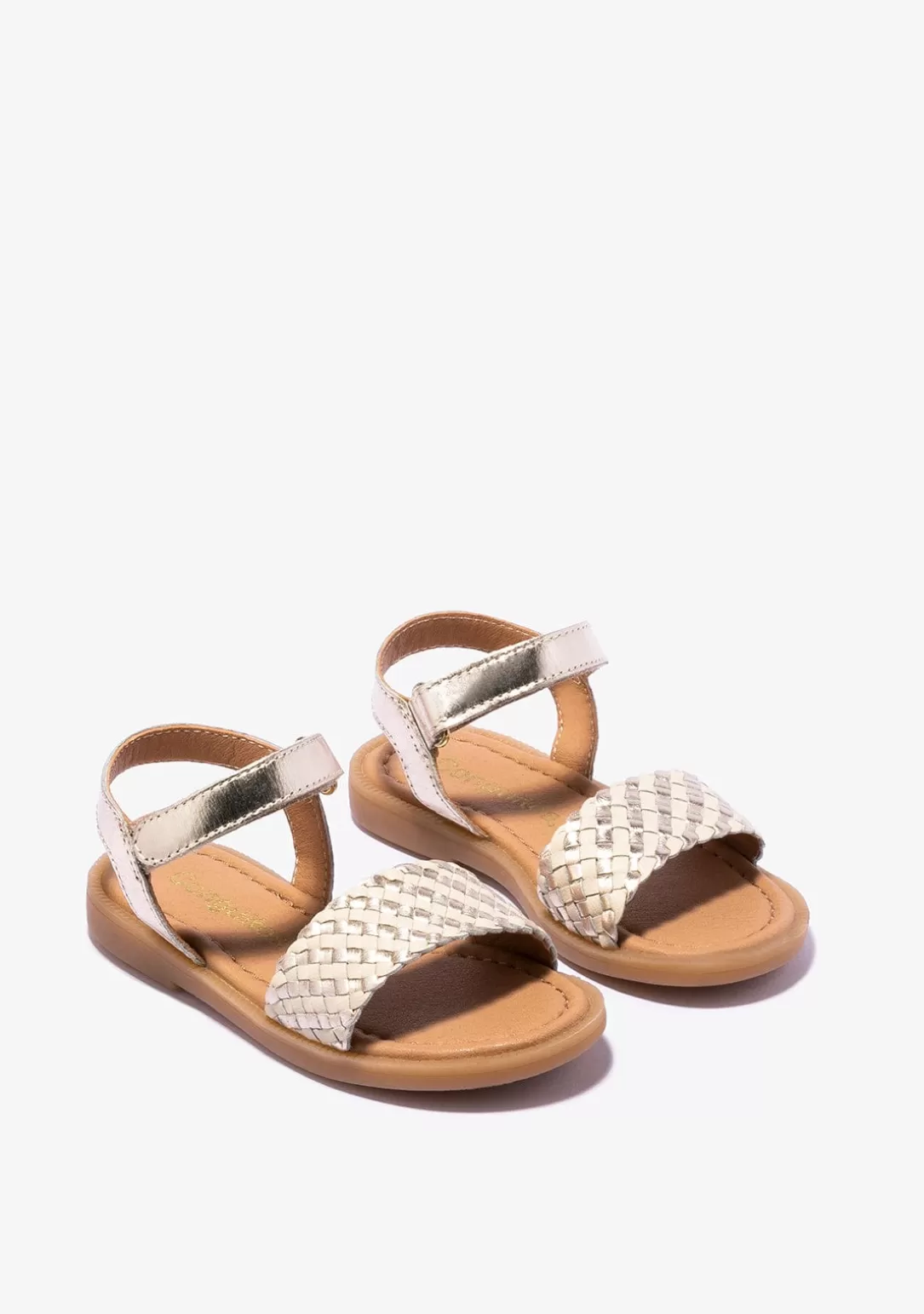 sandalias_de_nia_napa_oro_beige_2.webp Conguitos Sandalias^Sandalias De Niña Napa Oro Beige