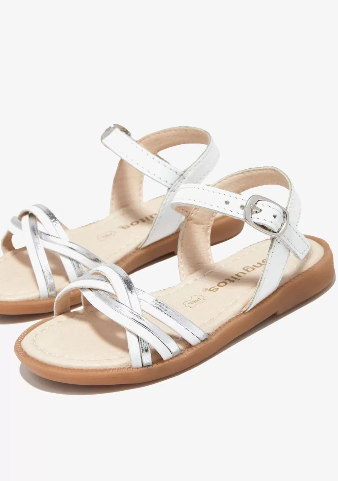 sandalias_hebilla_blanco_plata_2.webp Conguitos Sandalias | Zapatos De Ceremonia^Sandalias Hebilla Blanco Plata