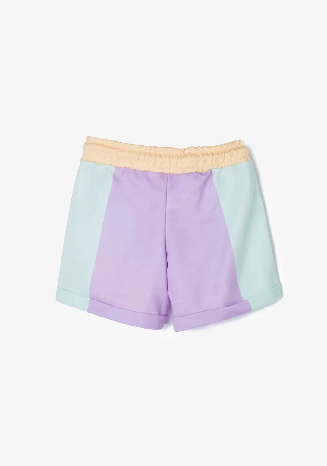 Conguitos Shorts^Short Deportivo De Niña Liso Patchwork Multicolor