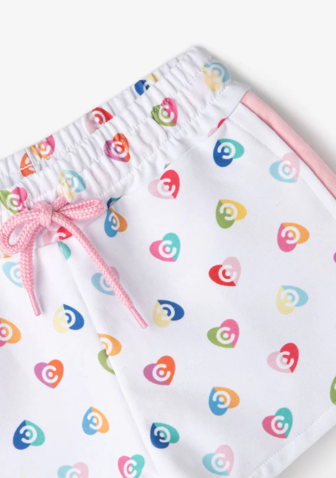 Conguitos Shorts^Shorts Deportivos Corazones Multicolor