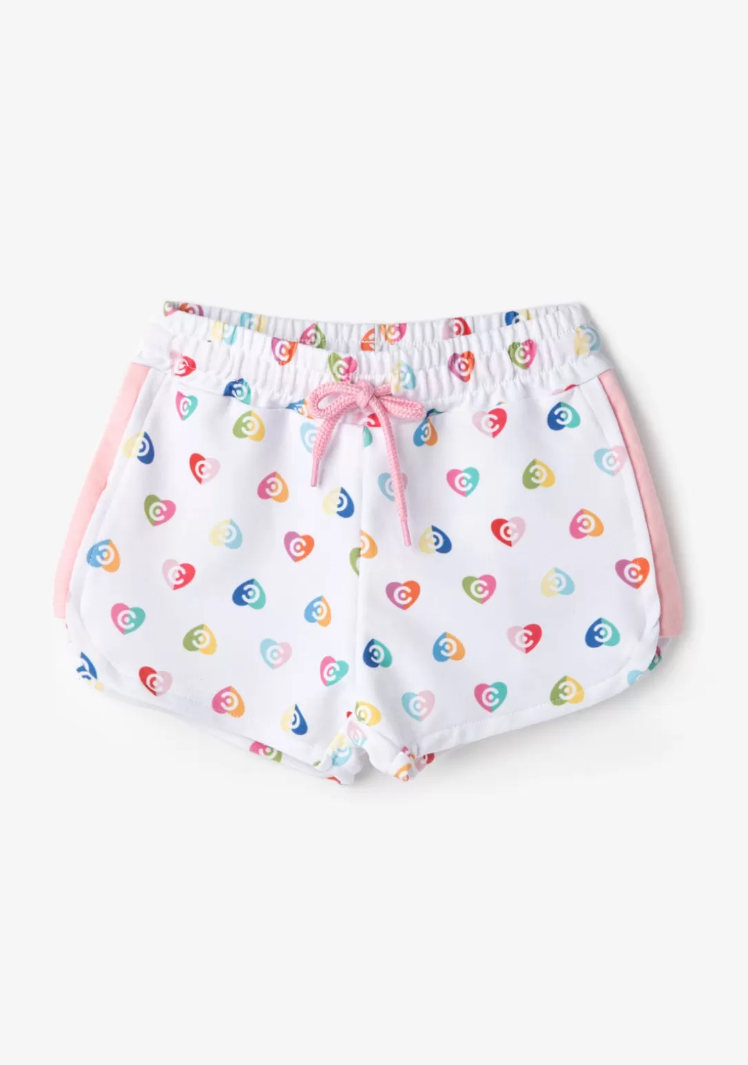 Conguitos Shorts^Shorts Deportivos Corazones Multicolor