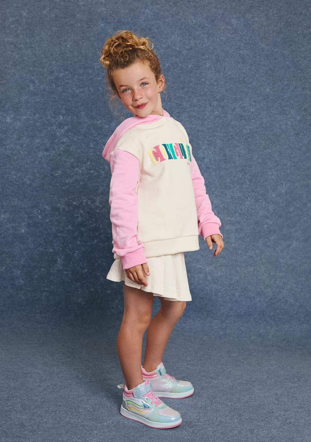 Conguitos Sudaderas^Sudadera Bordado Felpa Multicolor