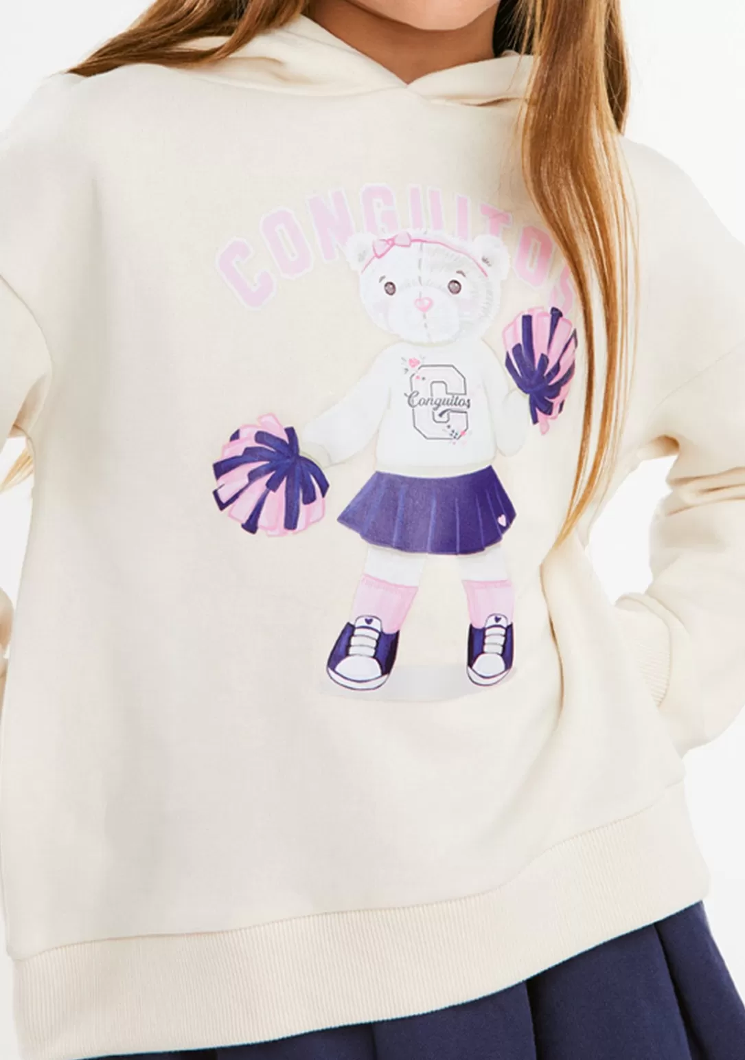 sudadera_osita_animadora_beige_3.webp Conguitos Sudaderas^Sudadera Osita Animadora Beige