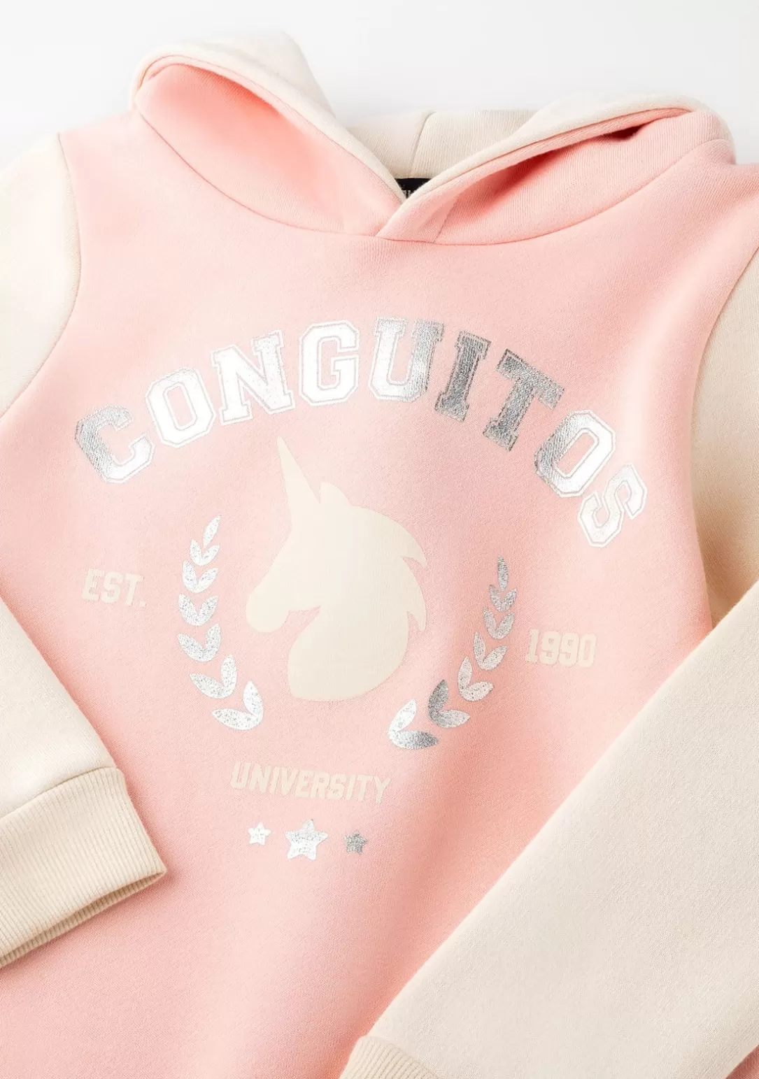 Conguitos Vestidos Sudadera | Vestidos^Vestido Sudadera De Niña Unicornio Rosa