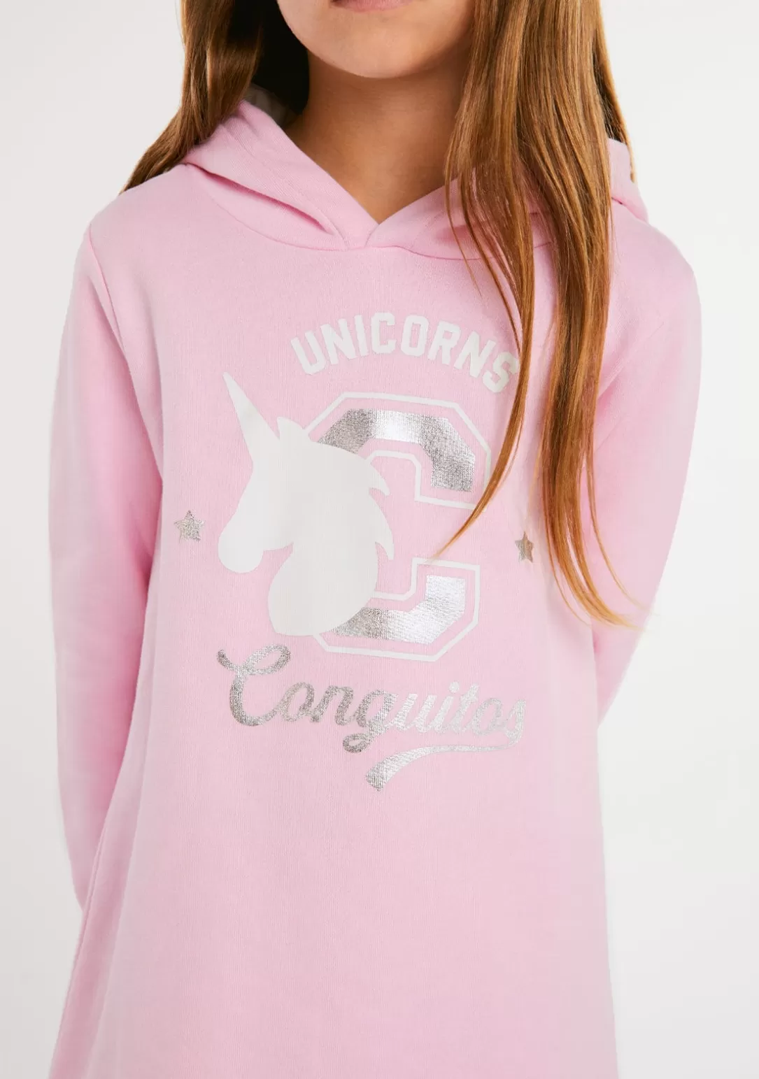 vestido_sudadera_unicornio_rosa_3.webp Conguitos Vestidos Sudadera | Vestidos^Vestido Sudadera Unicornio Rosa