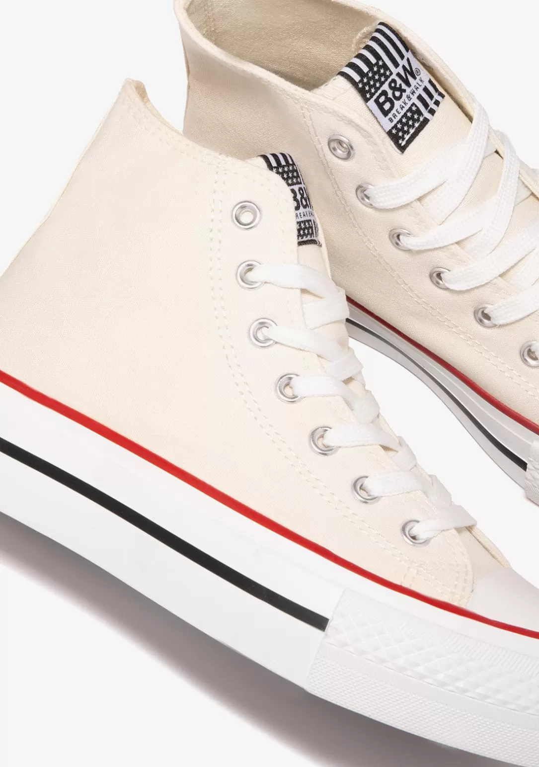 zapatillas_altas_basic_blanco_roto_bw_2.webp Conguitos Zapatillas | Zapatillas^Zapatillas Altas Basic Blanco Roto B&W