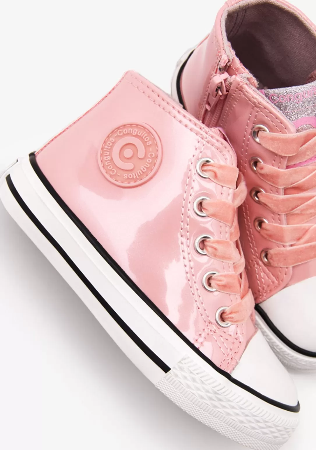 zapatillas_altas_charol_rosa_2.webp Conguitos Zapatillas | Zapatillas^Zapatillas Altas Charol Rosa