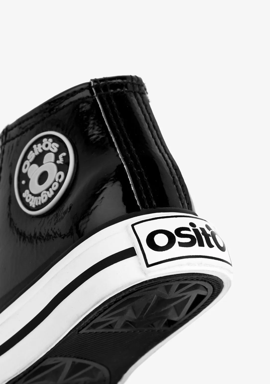 zapatillas_altas_de_beb_charol_negro_3.webp Conguitos Zapatillas | Zapatillas^Zapatillas Altas De Bebé Charol Negro