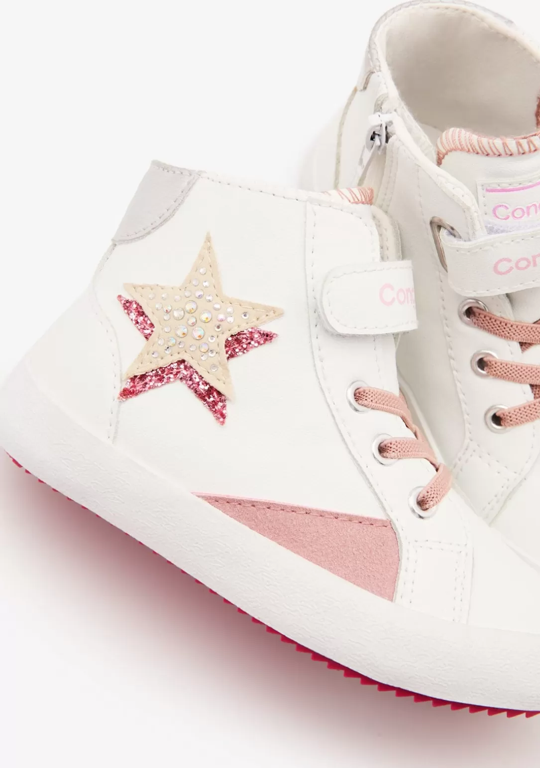 zapatillas_altas_estrella_blanco_2-1.webp Conguitos Zapatillas^Zapatillas Altas Estrella Blanco